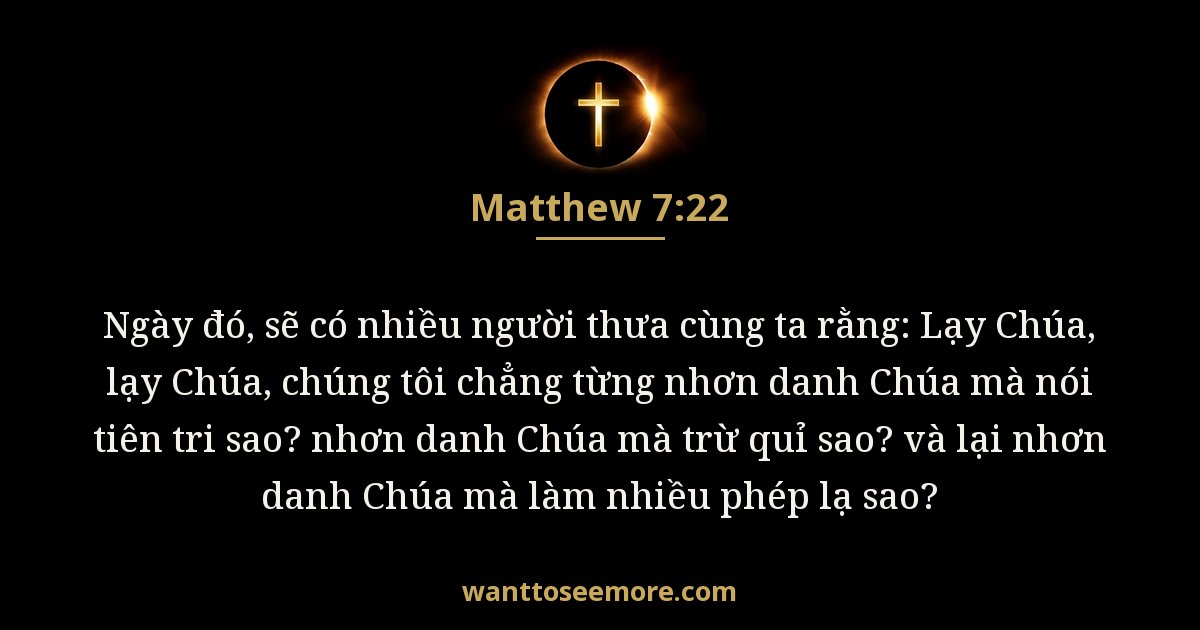 Matthew 7:22