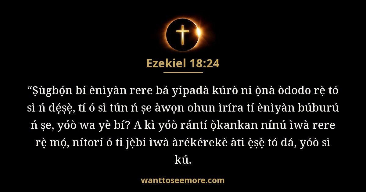 Ezekiel 18:24