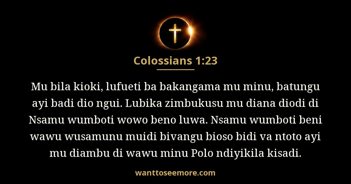 Colossians 1:23