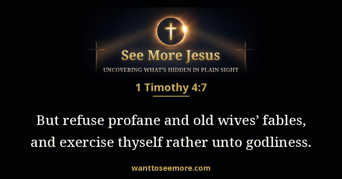 1 Timothy 4:7