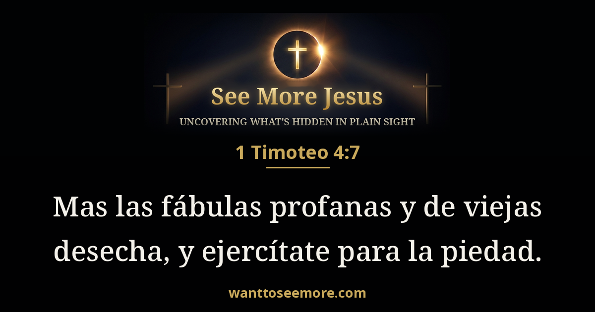 1 Timothy 4:7