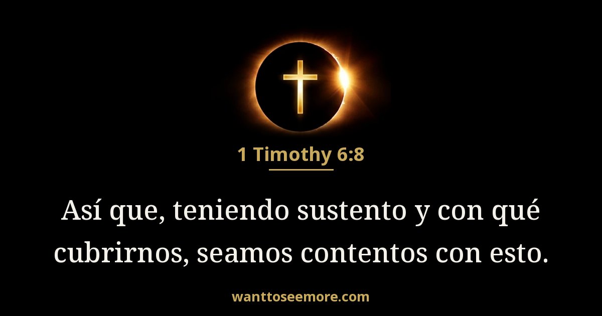 1 Timothy 6:8