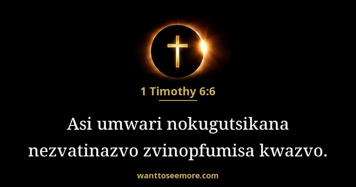 1 Timothy 6:6