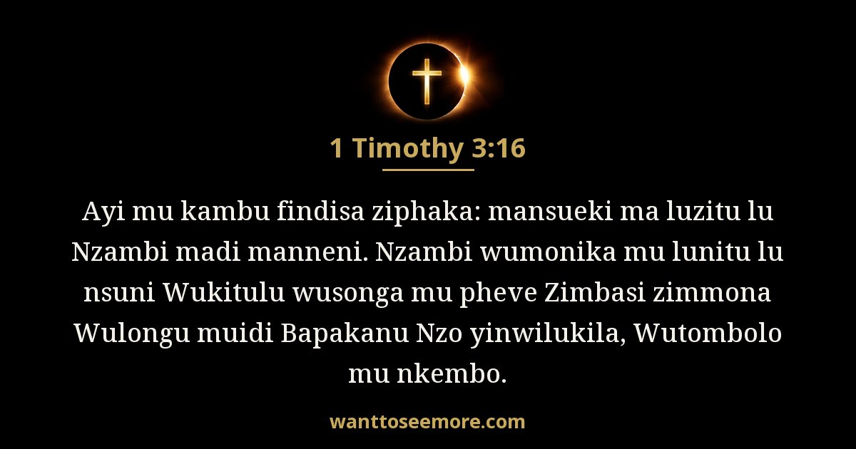 1 Timothy 3:16