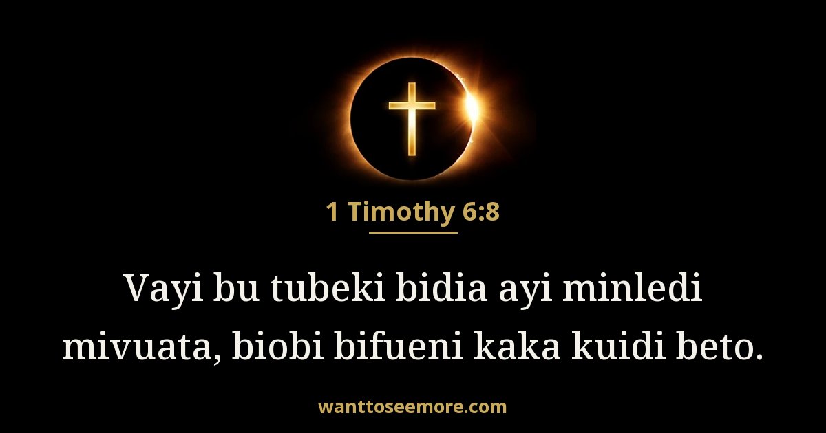 1 Timothy 6:8