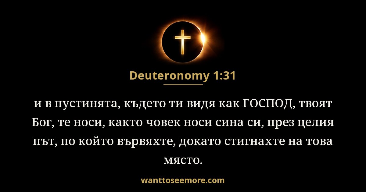 Deuteronomy 1:31
