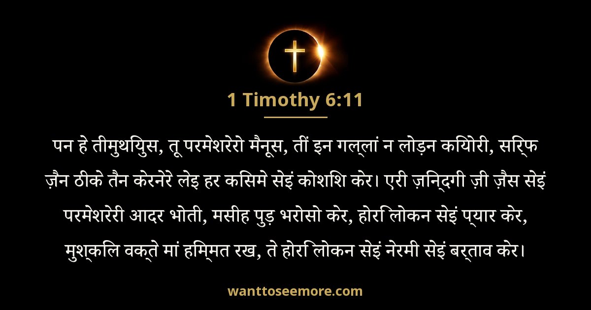 1 Timothy 6:11