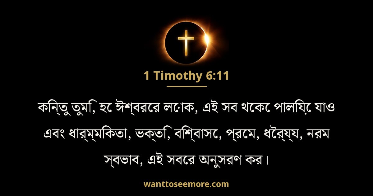 1 Timothy 6:11