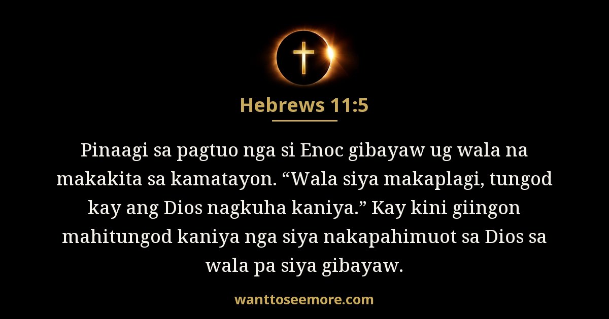 Hebrews 11:5