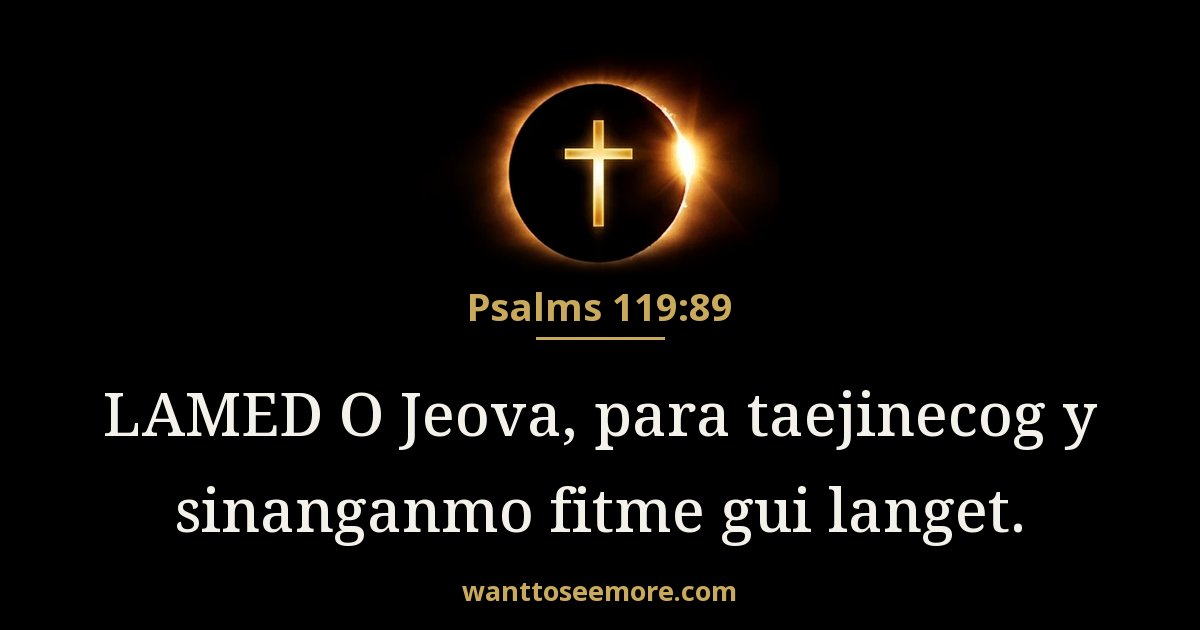 Psalms 119:89