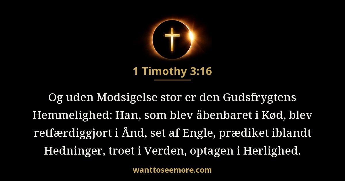 1 Timothy 3:16