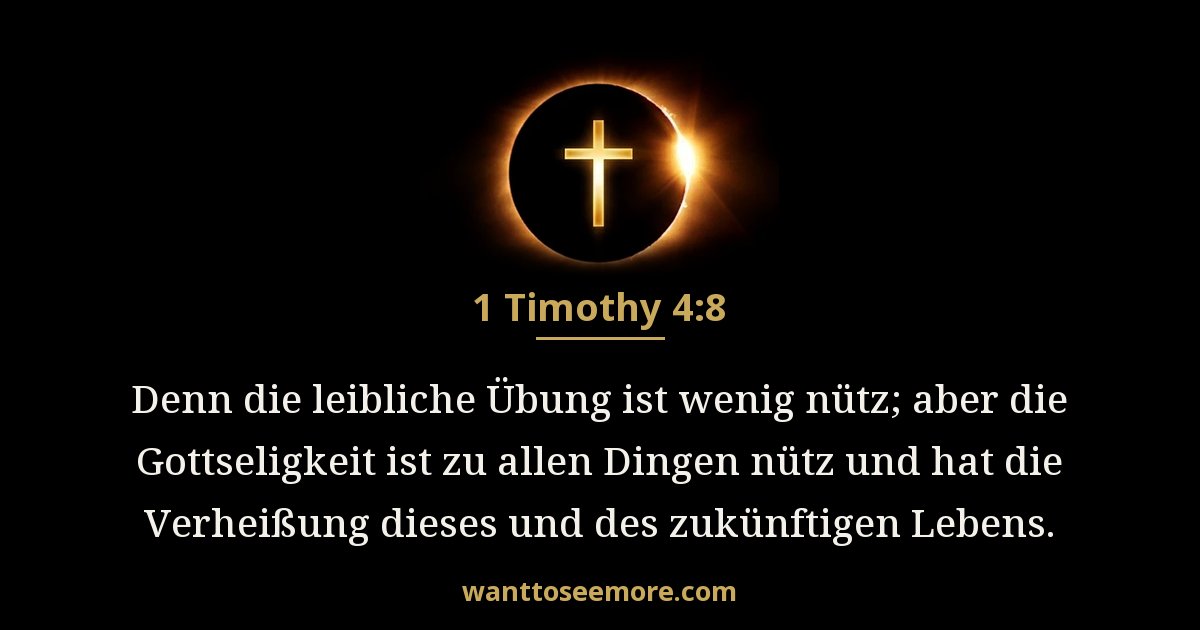 1 Timothy 4:8
