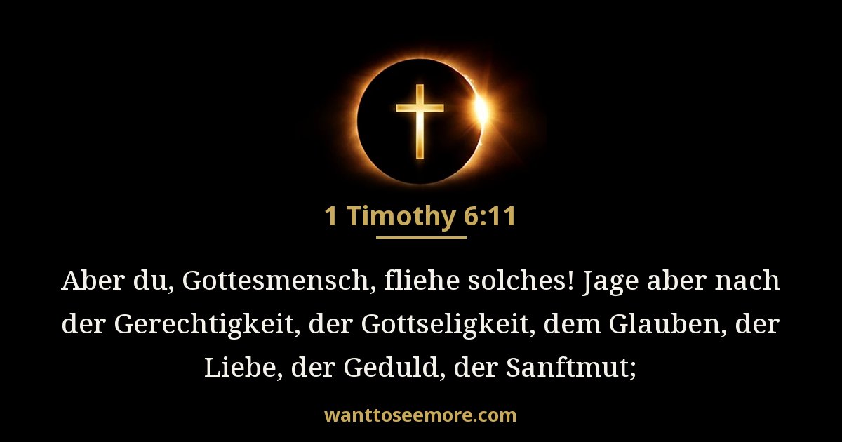 1. Timotheus 6:11