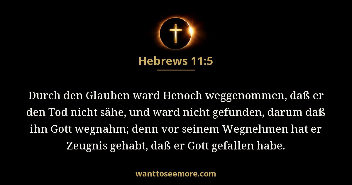 Hebräer 11:5