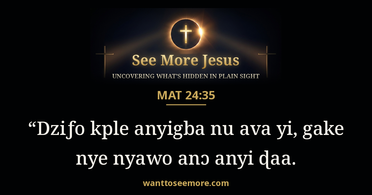 Matthew 24:35