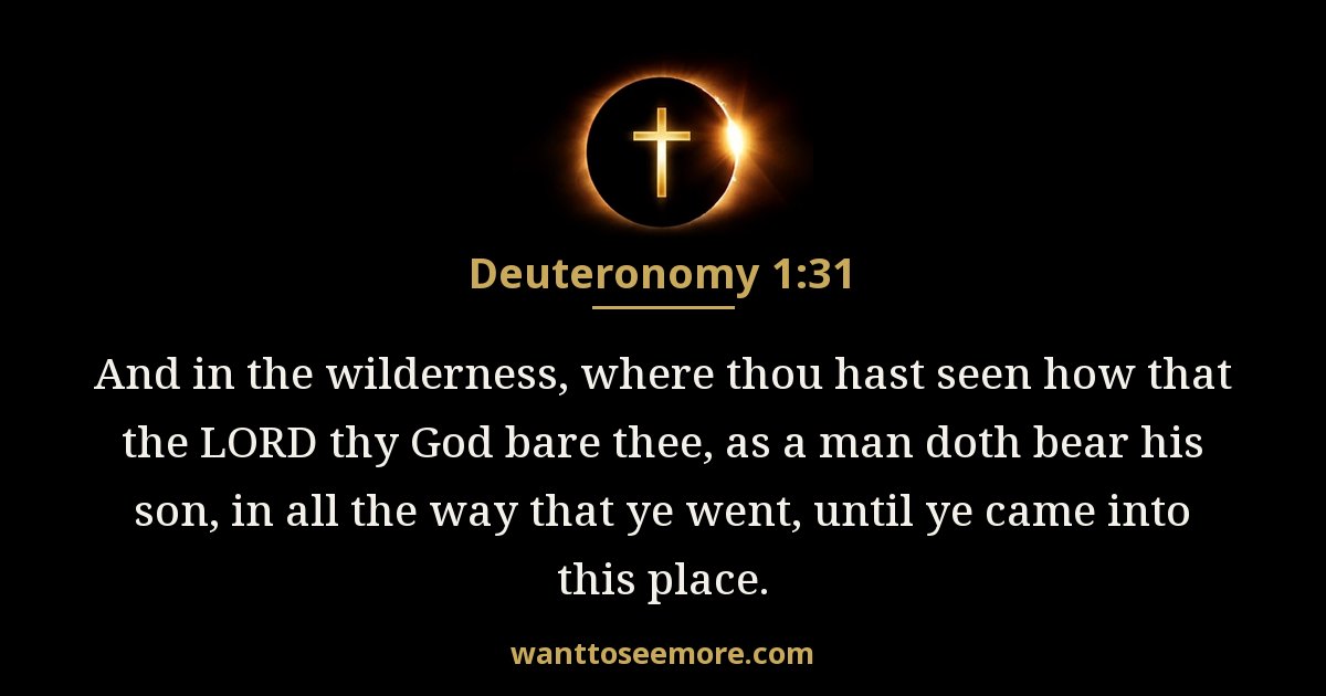Deuteronomy 1:31