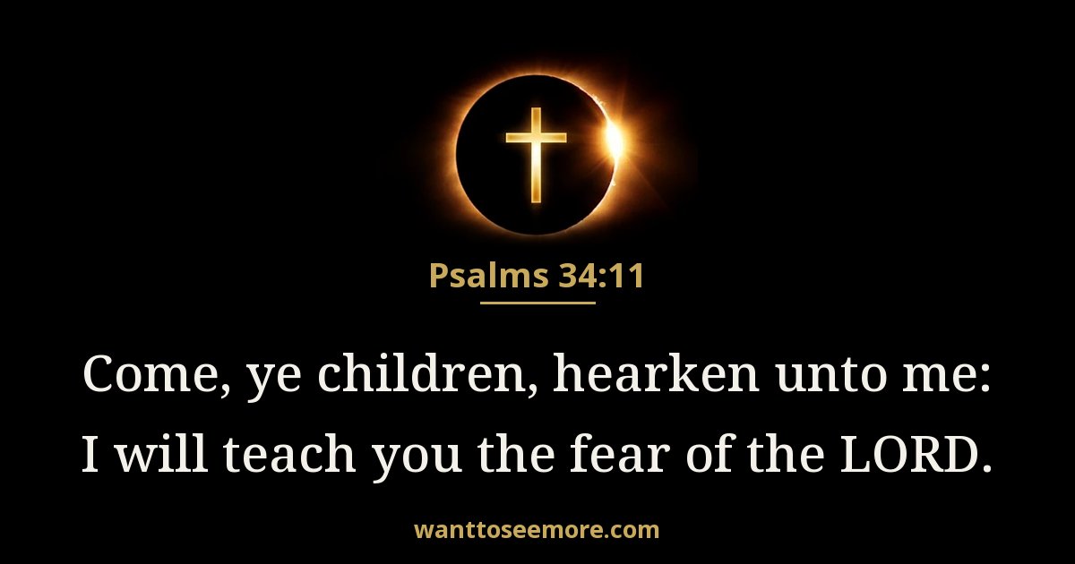 Psalms 34:11