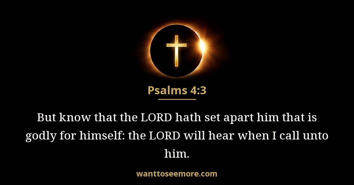 Psalms 4:3