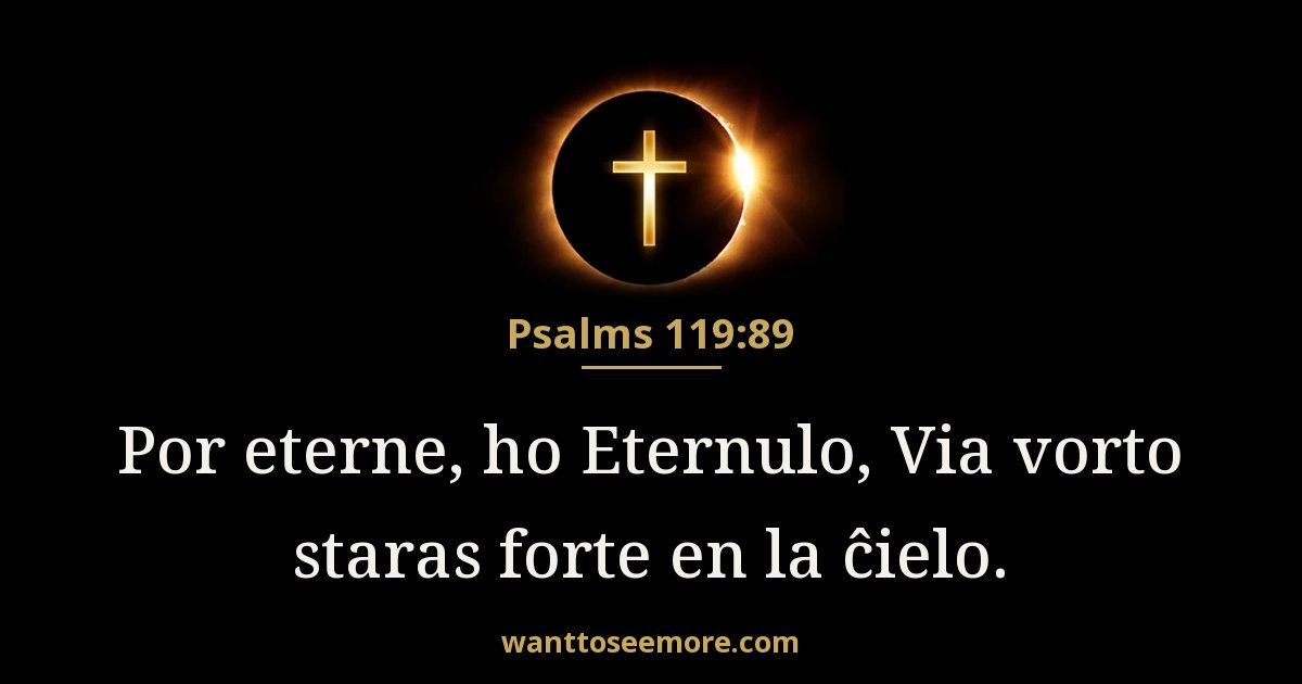 Psalms 119:89