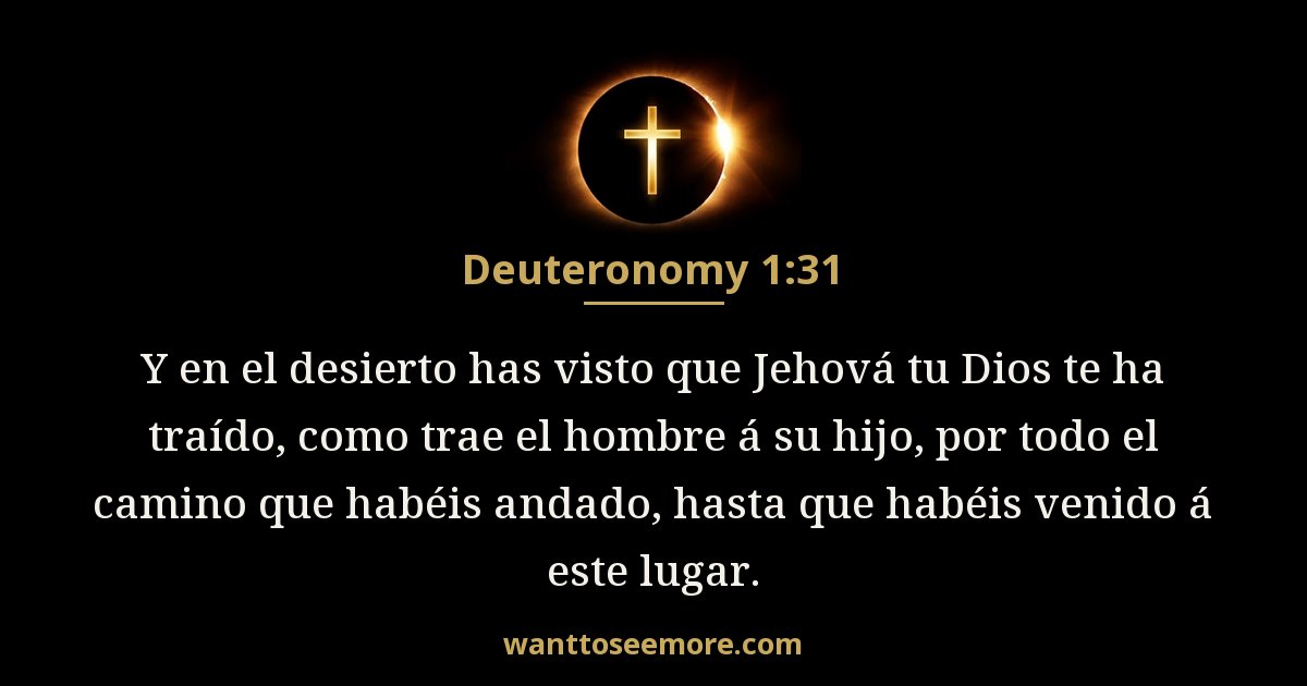 Deuteronomy 1:31