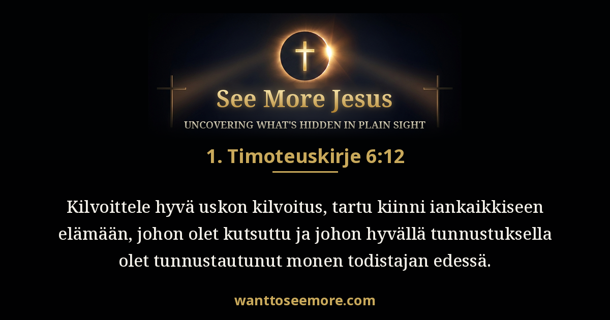 1. Timoteuskirje 6:12