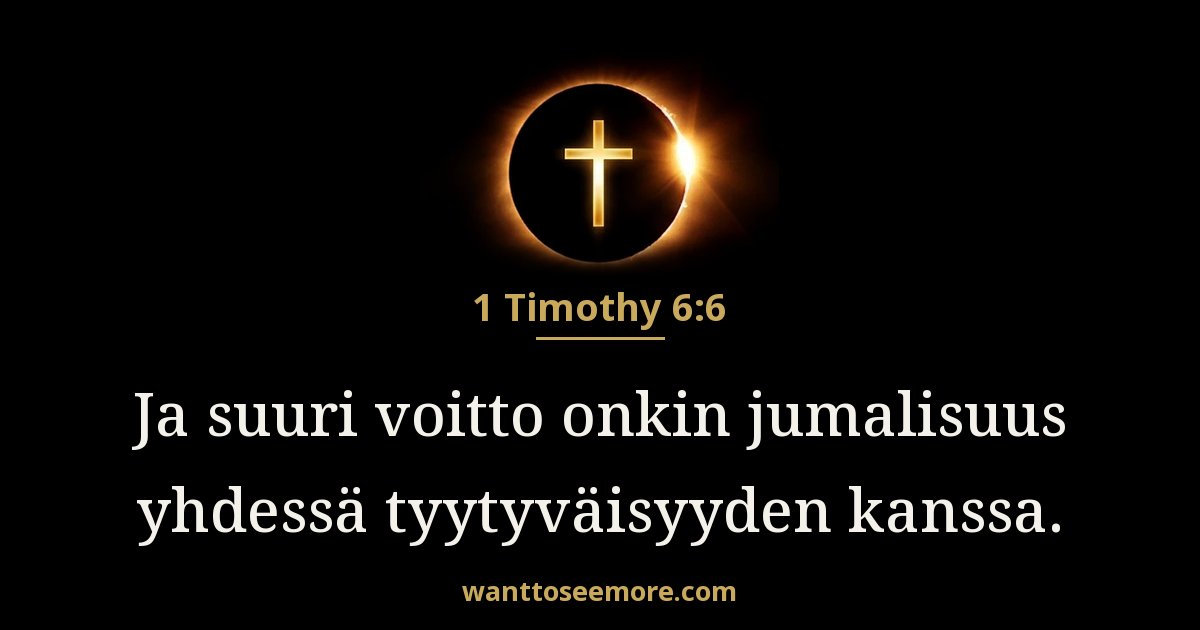 1 Timothy 6:6