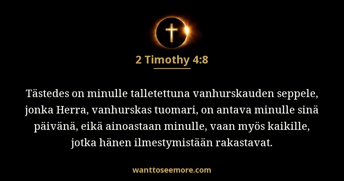 2 Timothy 4:8