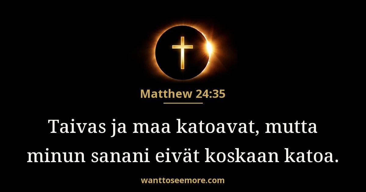 Matthew 24:35