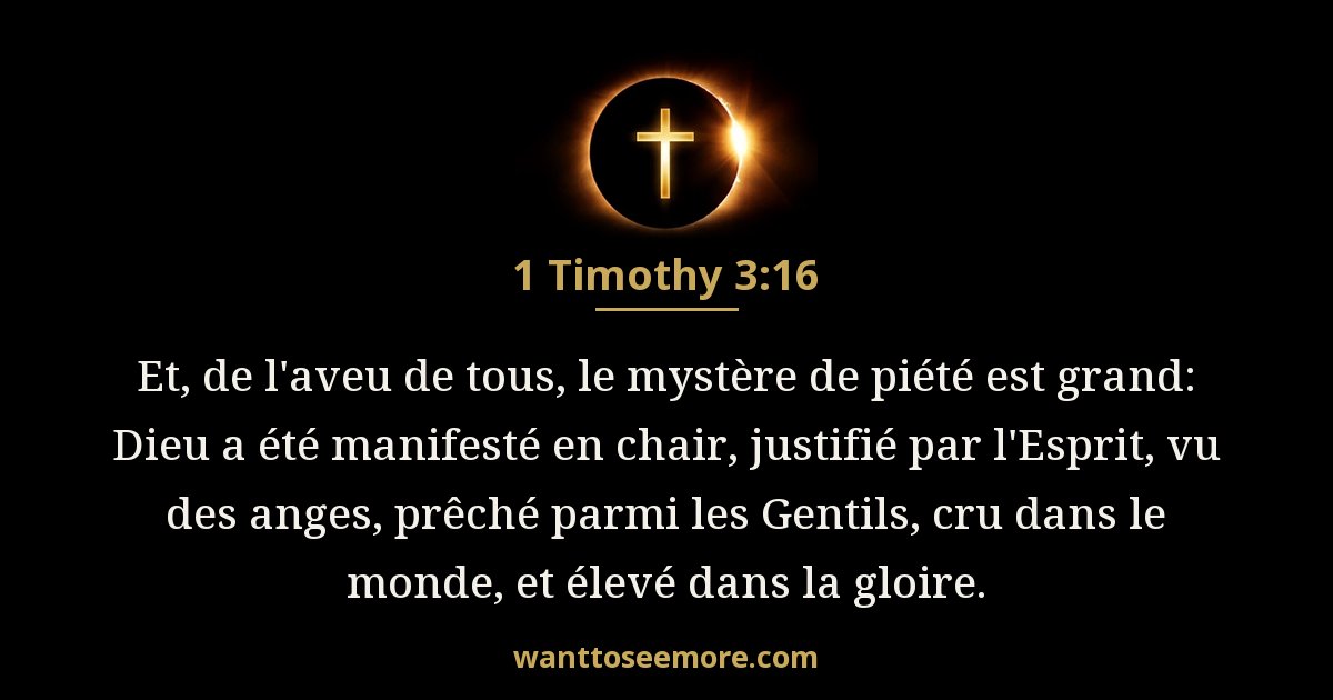 1 Timothy 3:16