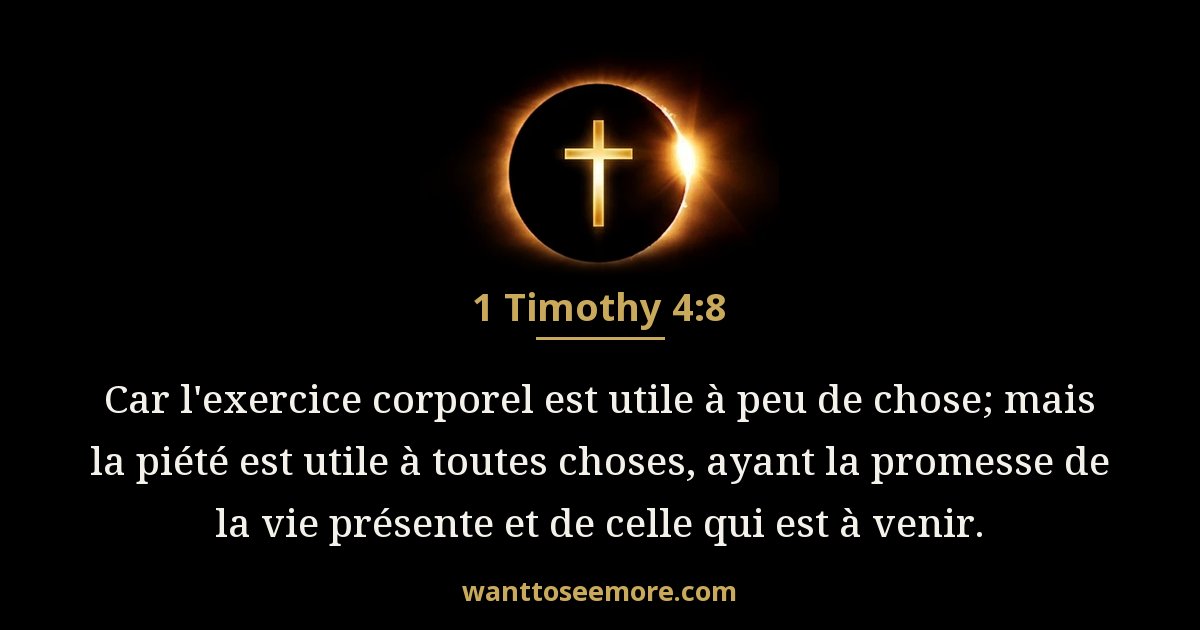 1 Timothy 4:8