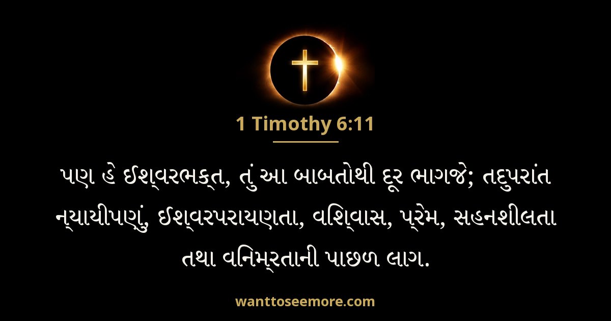 1 Timothy 6:11