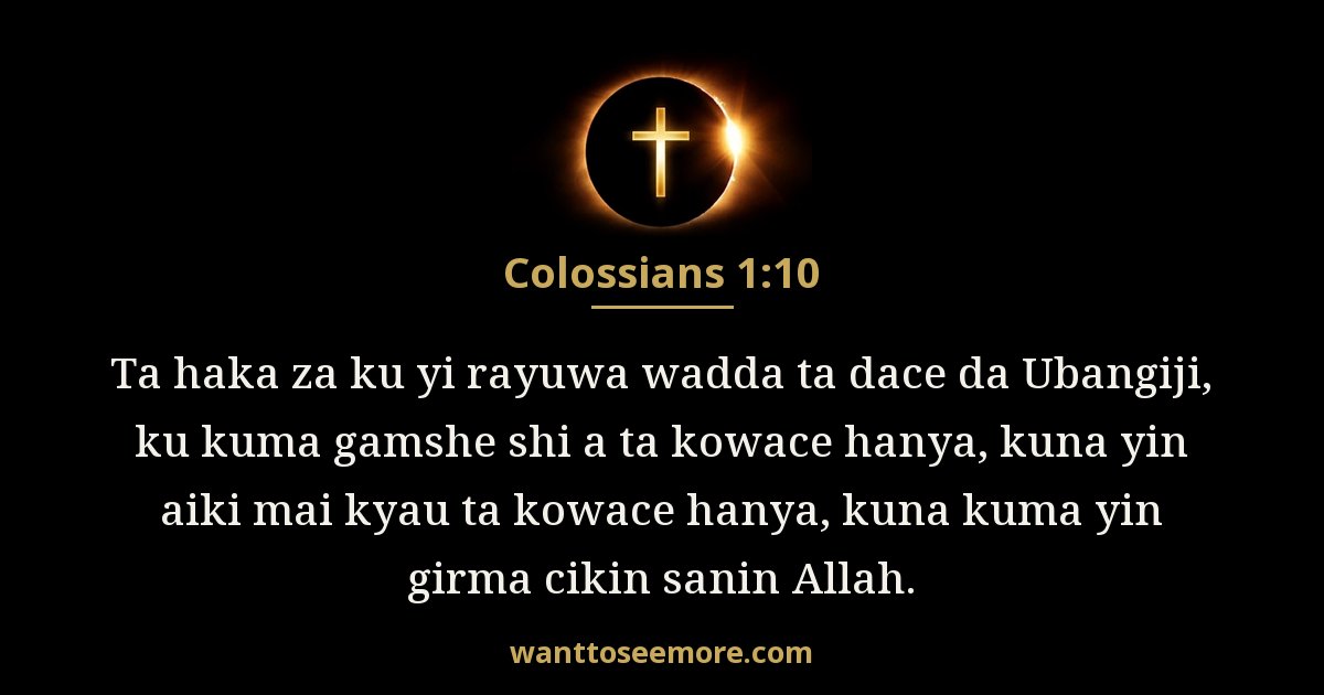 Kolossiyawa 1:10