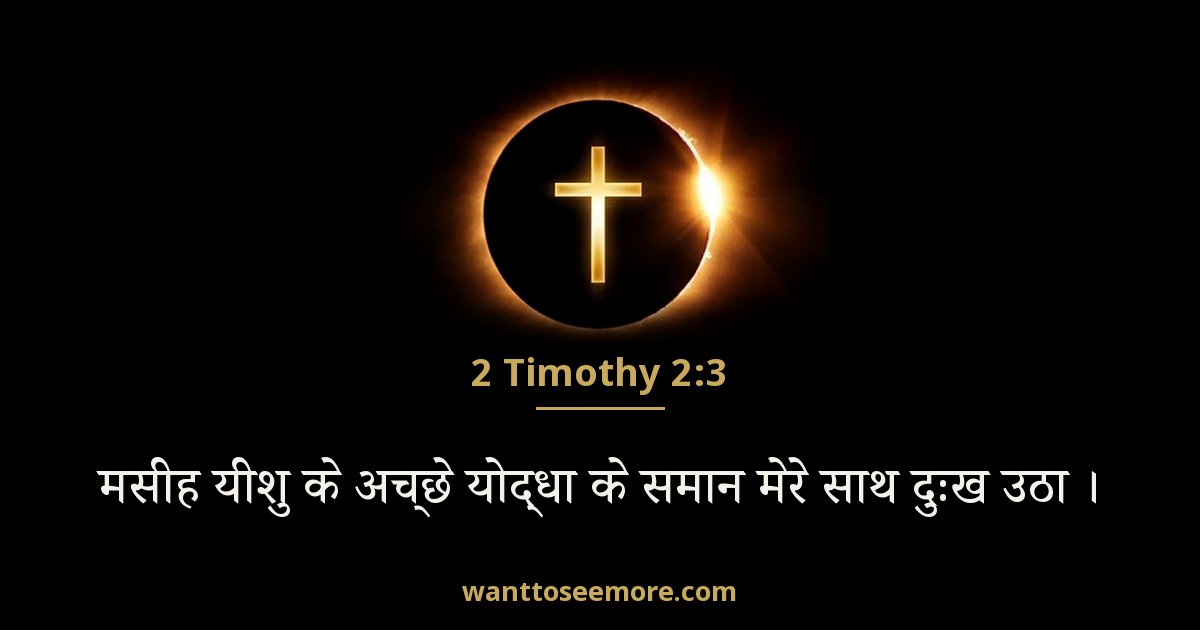 2 Timothy 2:3