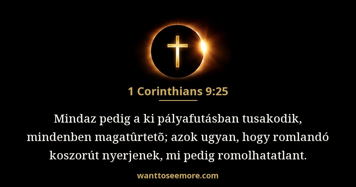 1 Korinthus 9:25