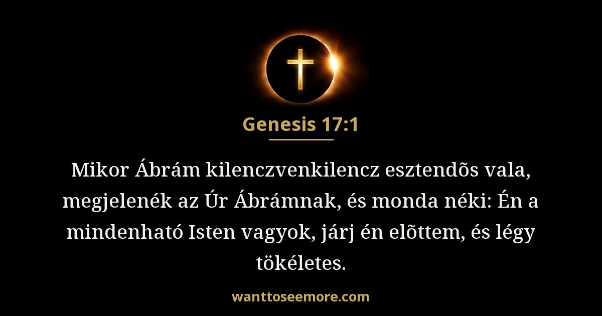 1 Mózes 17:1