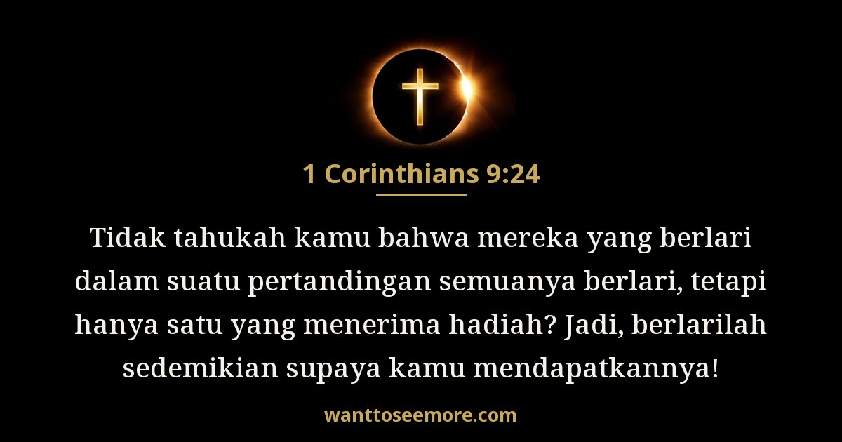 1 Korintus 9:24