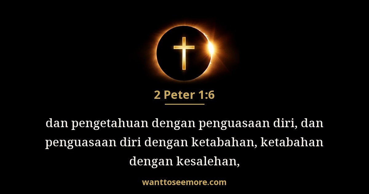 2 Peter 1:6