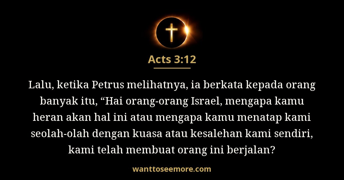 Acts 3:12