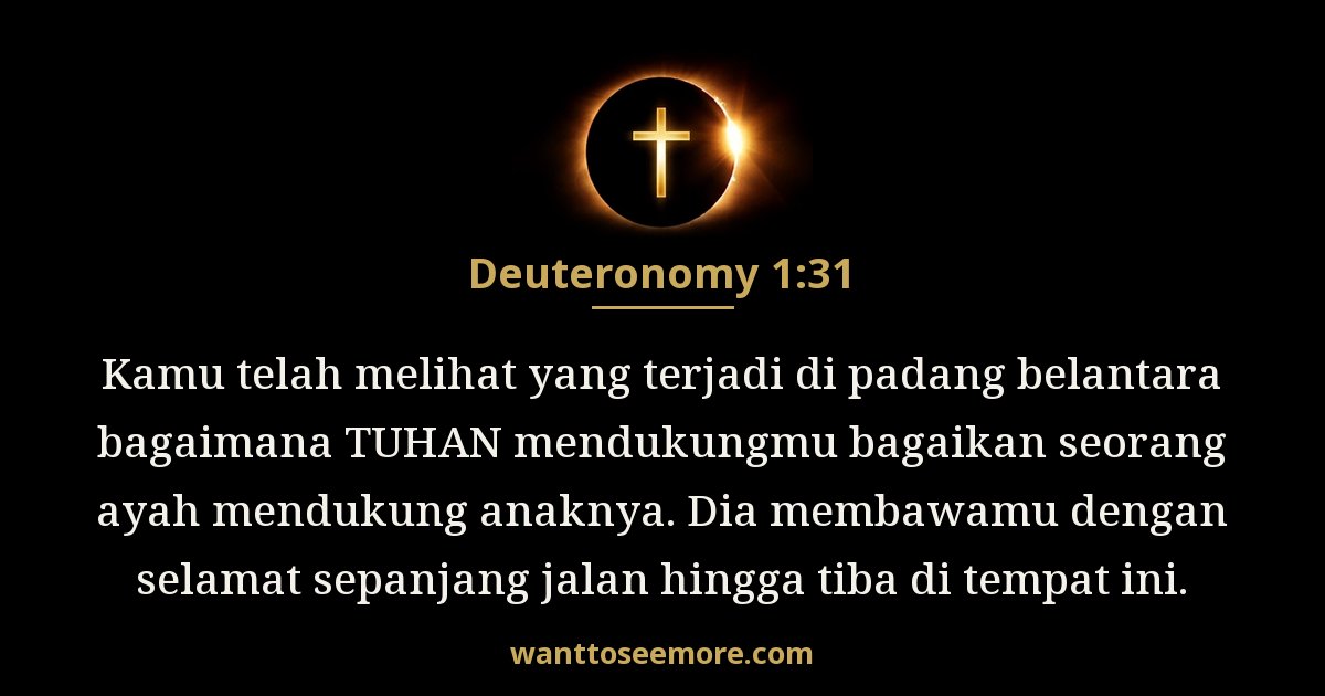 Ulangan 1:31