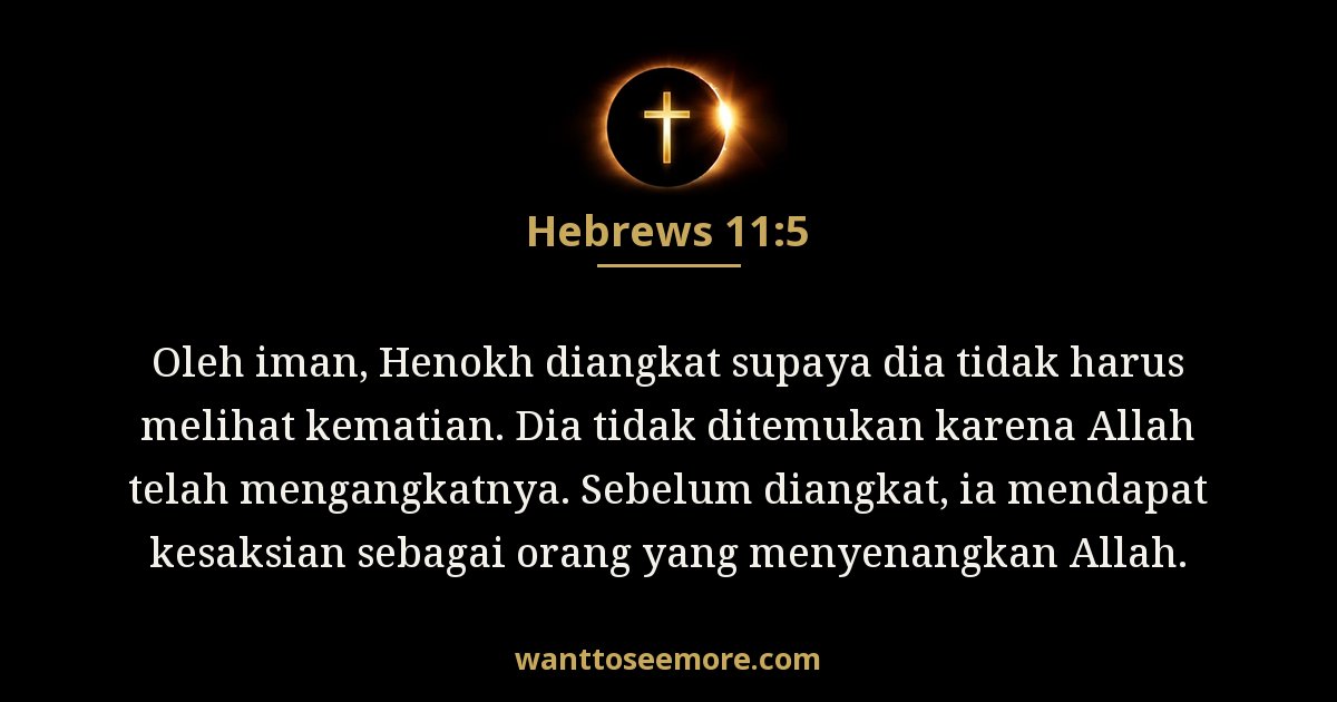 Hebrews 11:5