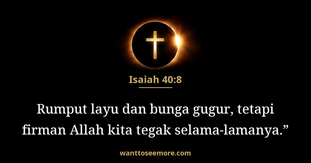 Isaiah 40:8