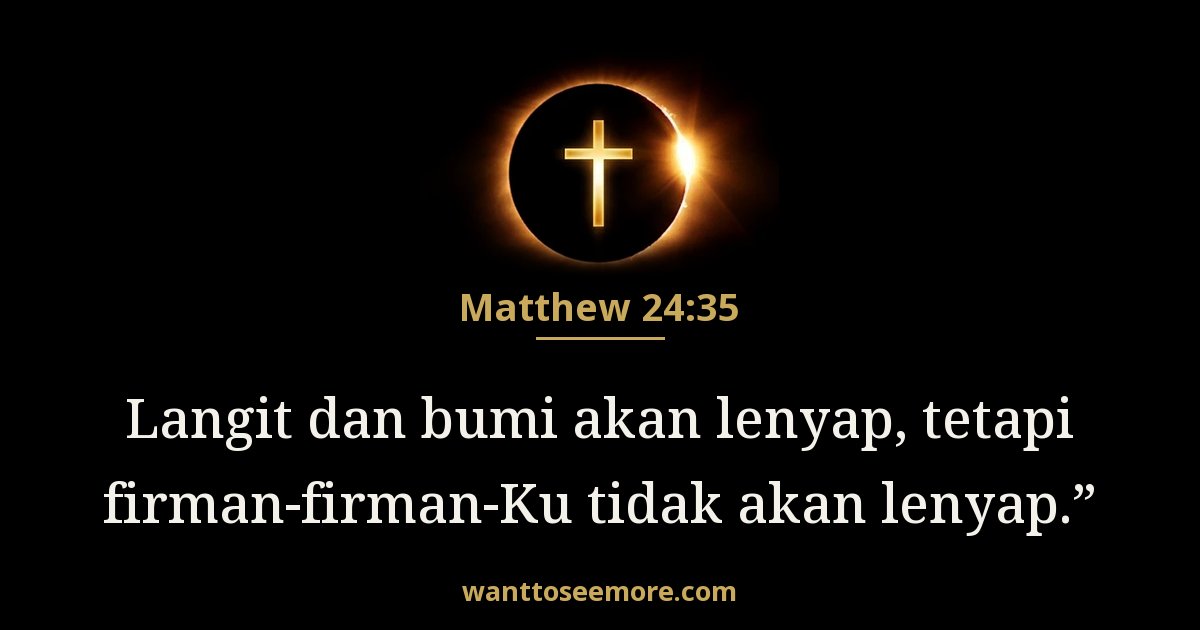 Matthew 24:35