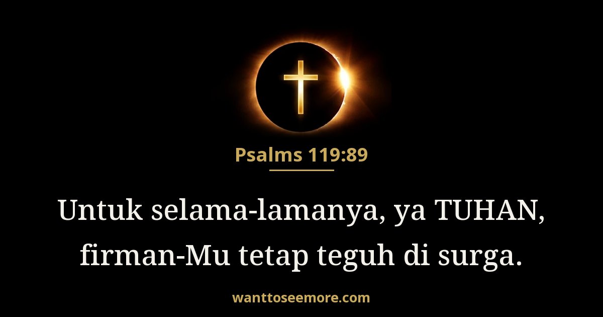 Psalms 119:89