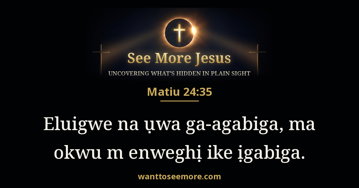 Matthew 24:35