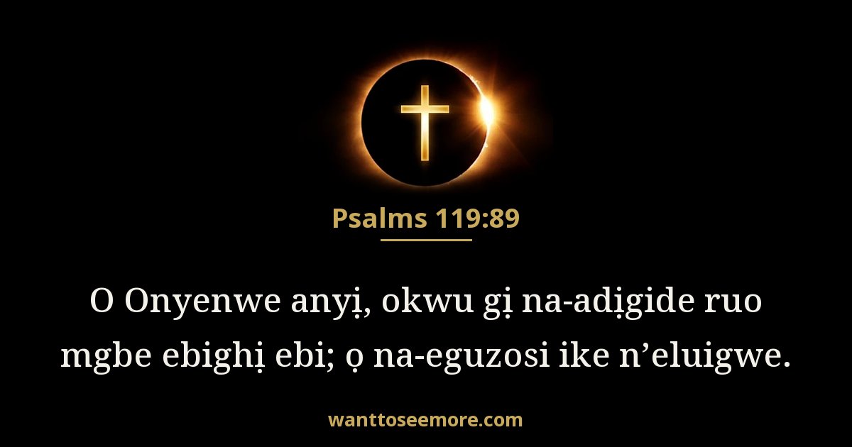 Abụ Ọma 119:89