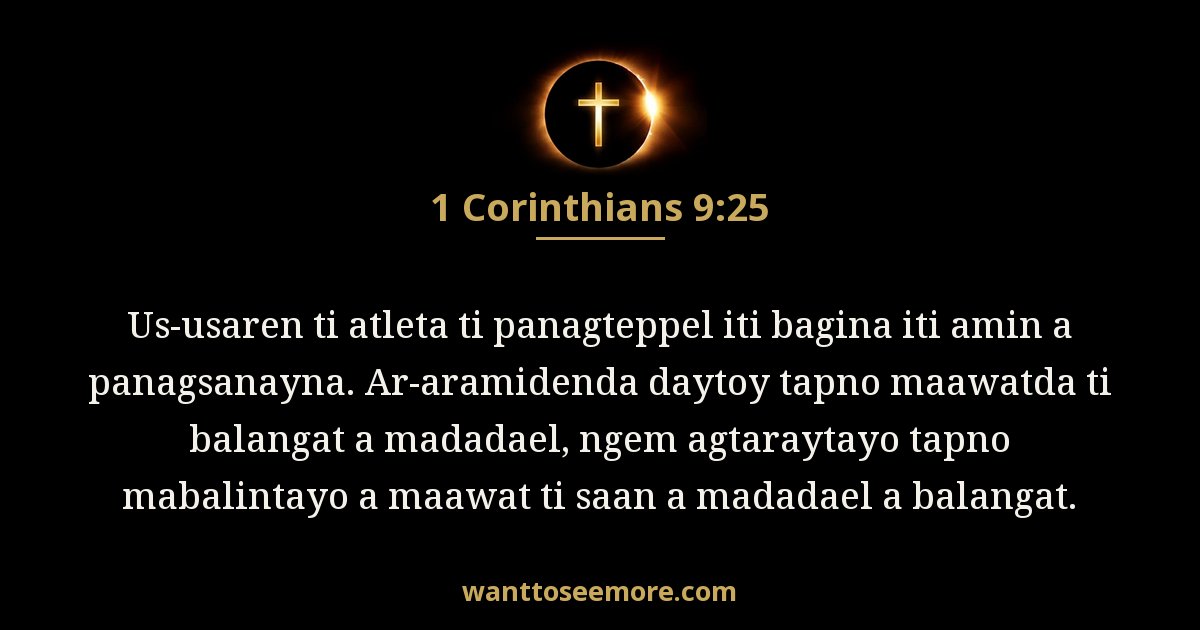 1 Corinthians 9:25