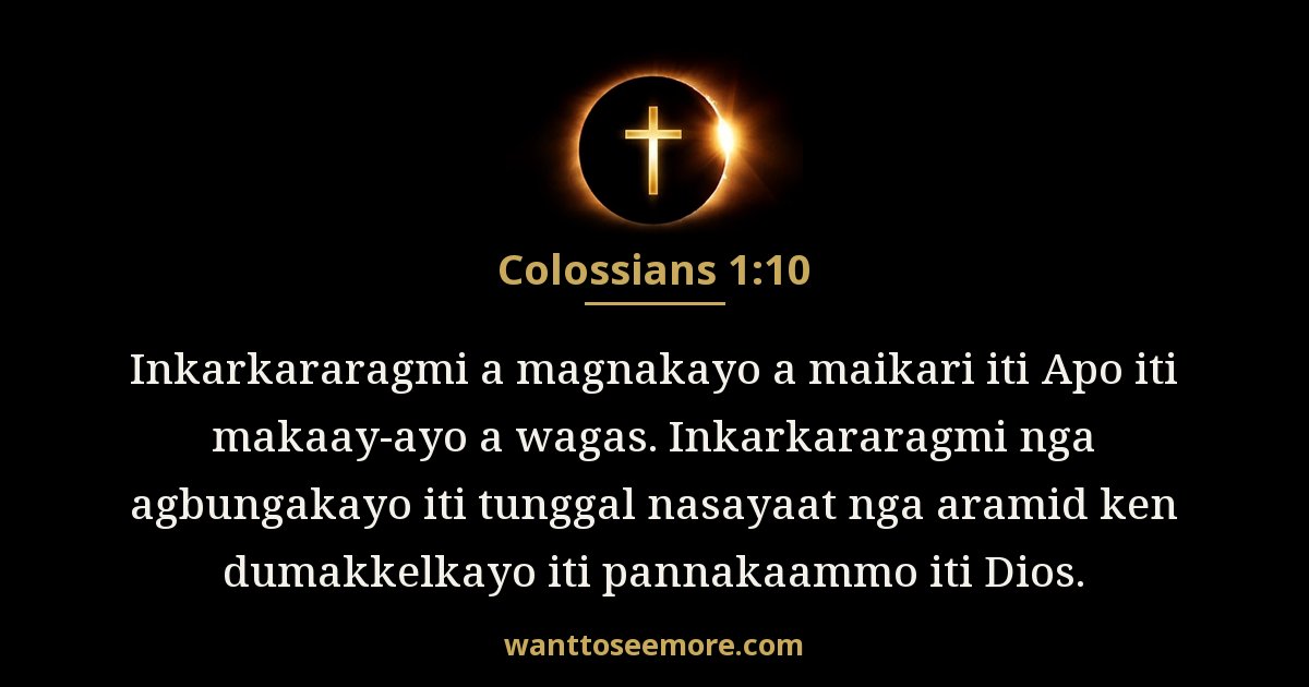 Colossians 1:10