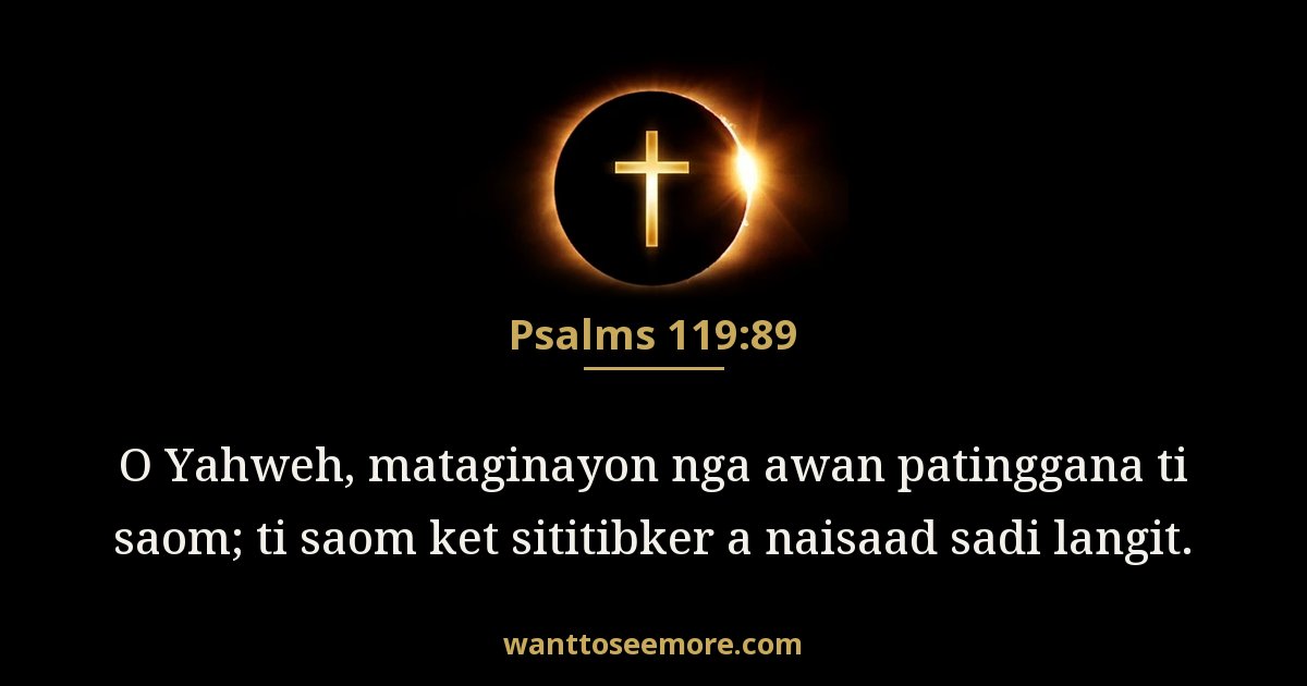 Psalms 119:89
