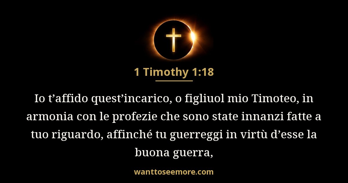 1 Timothy 1:18