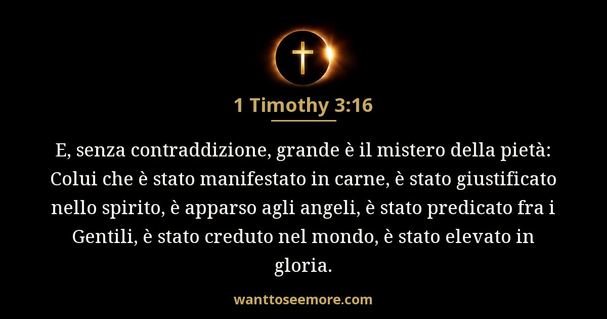 1 Timothy 3:16